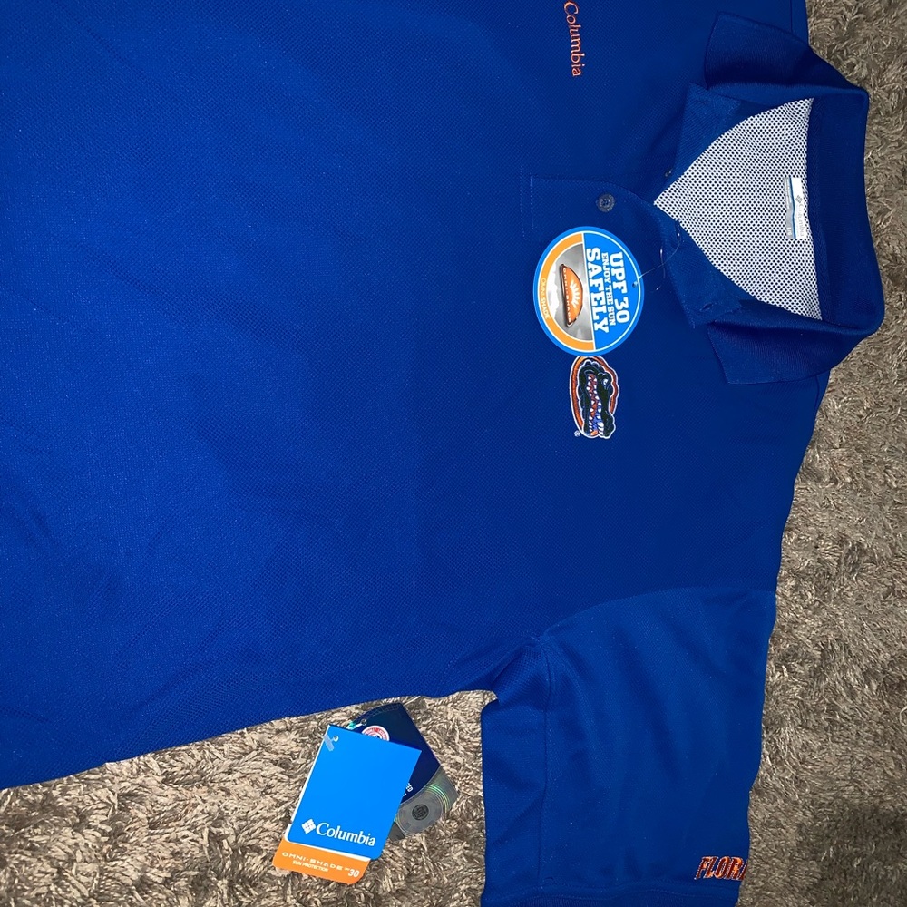 Columbia PFG gators collard shirt